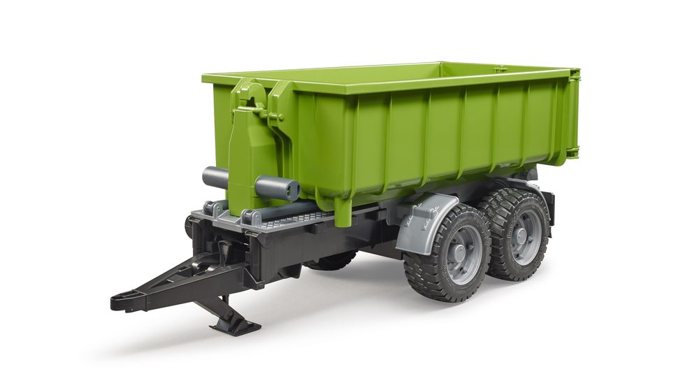 Hook lift trailer for tractors — Bruder 02035
