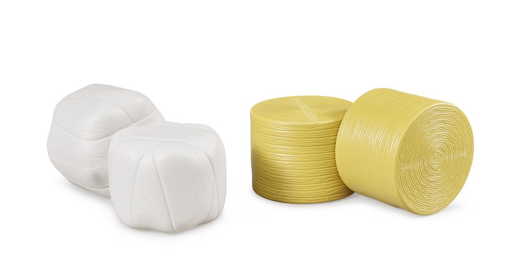 Round hay bales 4 pcs. sorted — Bruder 02345