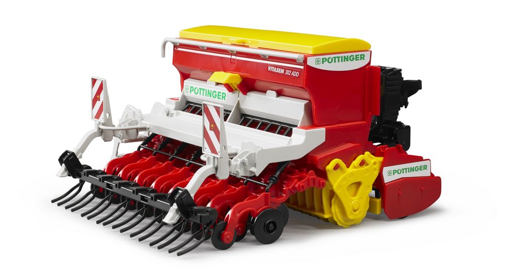 Pöttinger Vitasem 302 ADD harrow-mounted seed drill — Bruder 02347