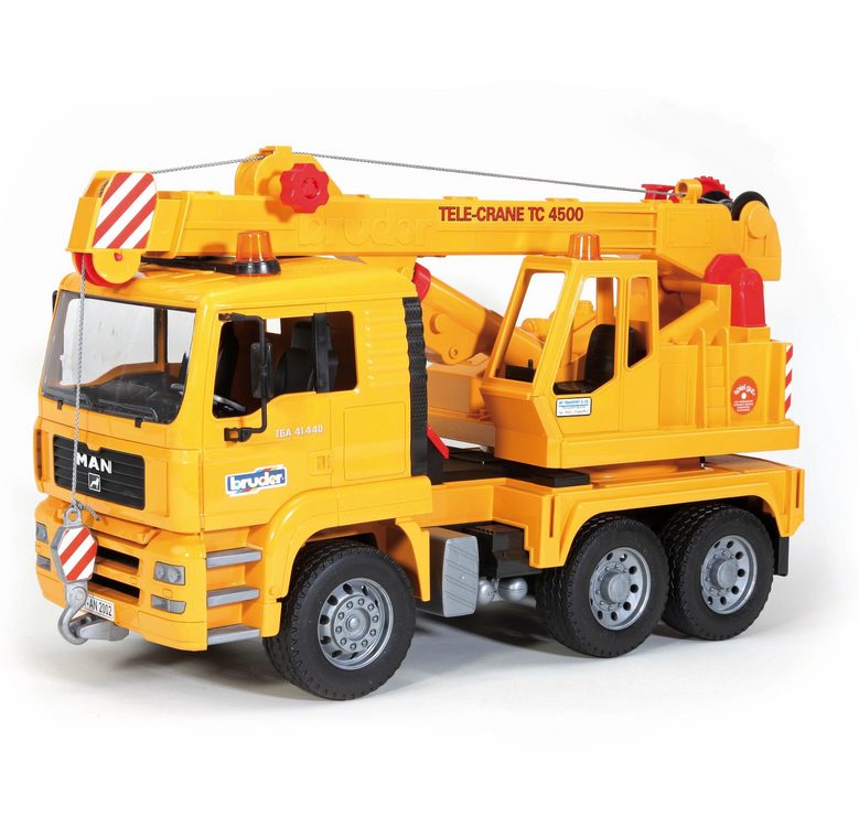 MAN Crane truck (without Light and Sound Module) — Bruder 02754