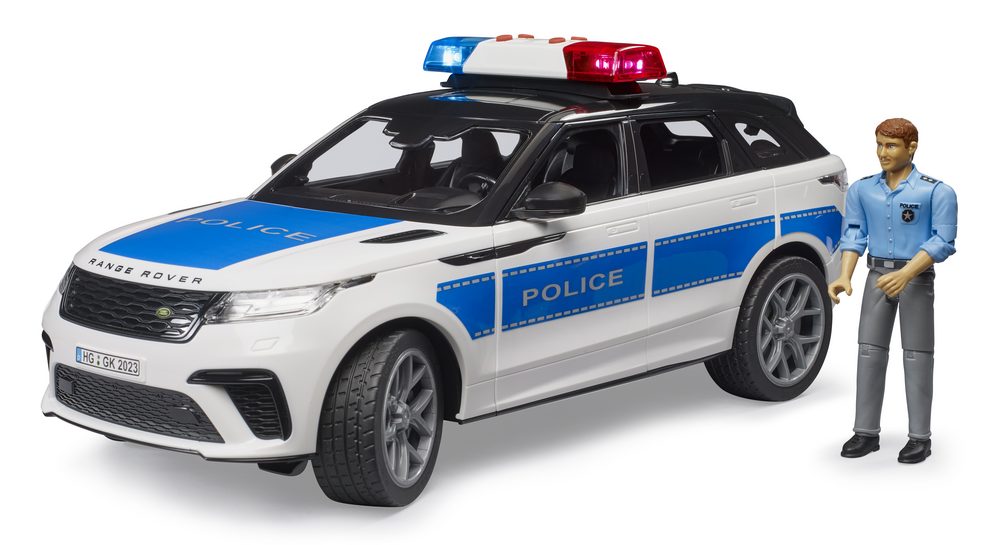 Range Rover Velar Police vehicle with police officer — Bruder 02890