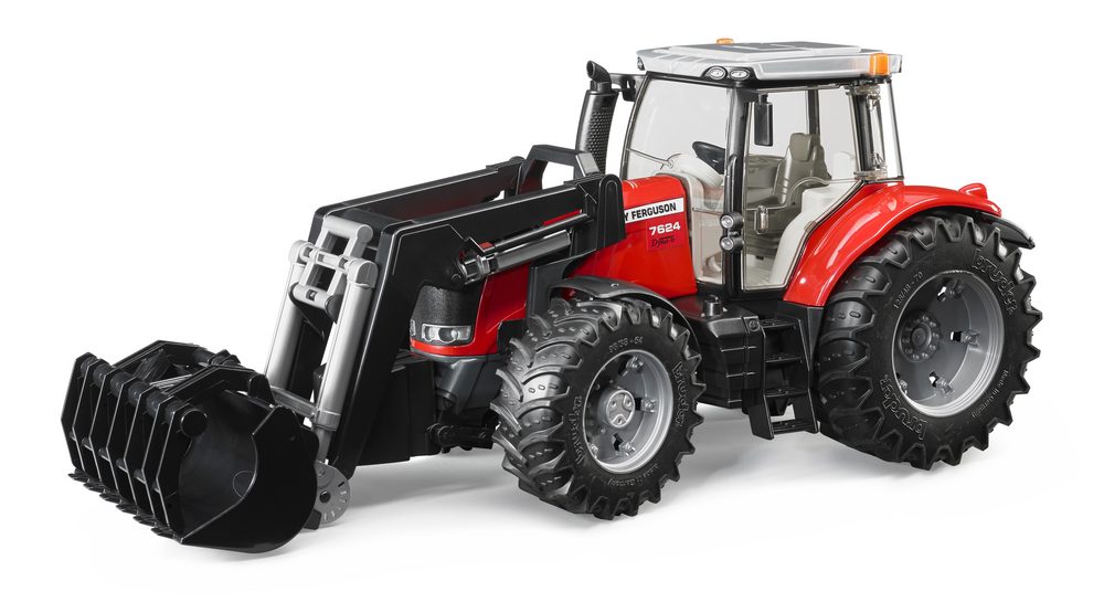 Massey Ferguson 7624 with frontloader — Bruder 03047