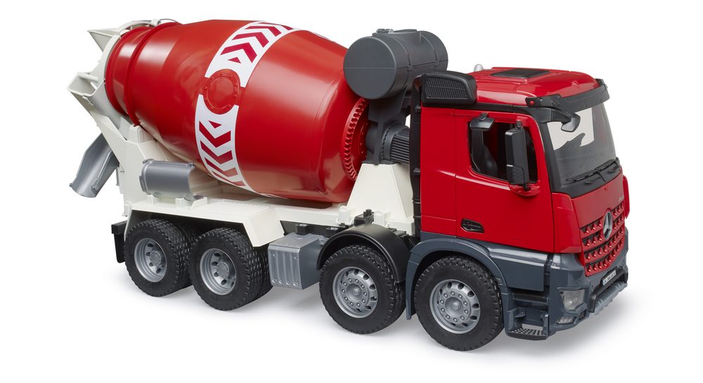 MB Arocs Cement mixer truck — Bruder 03655