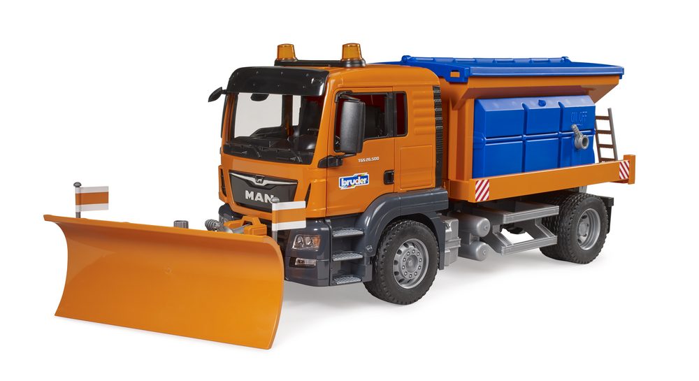 MAN TGS Winter service vehicle with plow blade — Bruder 03785