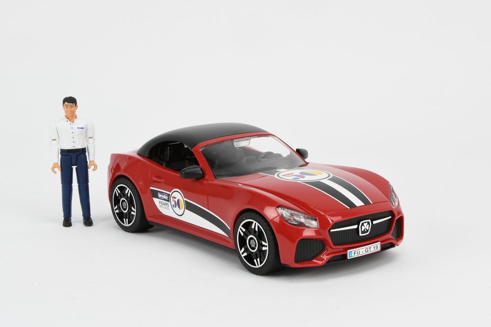 BRUDER Jubiläumsroadster 50Y mit Figur — Bruder 99218